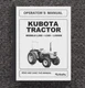305 345 355 TRACTOR OPERATORS MAINTENANCE MANUAL KUBOTA L305 L345 L355SS