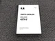 Kawasaki 42ZV-2 Wheel Loader Parts Catalog Manual S/N 000101-
