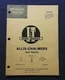 1960 ALLIS CHALMERS B C CA G RC WC WF WD 45 DIESEL TRACTOR I&T REPAIR MANUAL