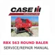 CASE IH RBX 563 ROUND BALER OPERATORS  REPAIR SHOP SERVICE MANUAL PDF
