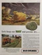 1951 Print Ad Allis-Chalmers Tractor Pulls Roto-Baler Baling Hay Milwaukee,WI