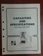 Capacities and Specifications R30E, R30EA, R30EF, R30ES Hyster Manual