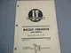 I&T MF-37 Massey Ferguson Tractor Service Shop Manual 205 210 220 Models