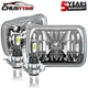 2X 7x6" LED Headlight HI/LO DRL For International Harvester 4700 4900 8100 9900