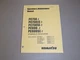 Komatsu PC750-7 PC750LC-7 PC750SE-7  PC800-7 PC800SE-7 Operation Maintnence Manu