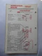 Minneapolis Moline G-707 G-708 Series Tractor Lubrication Service Chart Data