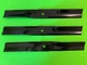 Set/3 blades for Frontier GM1060S 60" grooming finish mowers replace 5WP34615KT
