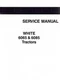 White 6065 and 6085 Tractor Shop Service Manual