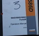 CASE 584D 585D 586D FORKLIFT Owner Operator Maintenance Manual book 1982 safety