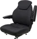 Fits Komatsu Loader/Backhoe Seat Assembly - Fits Various Models - Black Cloth