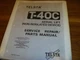 Telsta T-40C Aerial Lift Parts Catalog Shop Service Repair Manual PN T-24114 xz