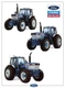 FORD TRACTOR TW35 TW25 TW15 7910 NEW HOLLAND SALES BROCHURE/POSTER ADVERT A3