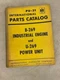 International Harvester Parts Catalog PU-31 B-269 Industrial engine & U-269