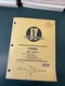 I&T Shop Service Manual FO-18 FORD Fordson Dexta Super