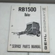 Gehl RB1500 Round Baler Parts Manual