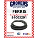 FERRIS Deck Wing Belt Part #84003291 - 5105036 Fits ISX3300 with a 72" deck.