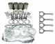 New Rebuild Kit+4pcs Connecting Rod For Mitsubishi S4E2 Engine BD2G-2B5 Tractor