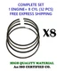 8cyl Piston Rings Set 115MM Std for DEUTZ KHD 08-167700-00 F 8L312 9970cc TD7460