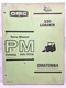 USED PARTS MANUAL FOR OMC 330 LOADER 000-11728