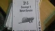 Gehl 315 Scavenger II Manure Spreader Service Parts Manual No. 904103