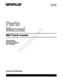 Caterpillar Cat 963 Track Loader Parts Catalog Manual SEBP1338