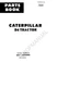 Caterpillar Cat D4 Tractor Parts Catalog Manual ser 4G1-4G9999