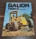 Galion T-600-C Motor Grader Specifications Brochure Prospekt