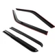 4Pcs Window Visor Vent Rain Guards for Jeep Patriot 2007-2018 Outside Mount