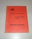 Parts Catalog / Spare Parts List Massey Ferguson Tractor MF 25 - St. 08/1961