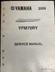 YAMAHA 2009 RAPTOR 700R SERVICE MANUAL
