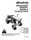 LAWN MOWER OPERATOR INSTRUCTION MANUAL FITS SIMPLICITY 7012H & 7016H 1977