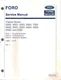 1965-1975 Ford Series 2000-7000, 3400 3500 3550 4400 4500 Tractor Service Manual