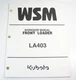 Kubota LA403 Front Loader Tractor Workshop Service Repair Manual for B2630 B3030