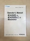 Hitachi EX220-3 EX220LC-3 (SN 10429 & UP) Excavator Operator's Manual