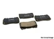 For 1986-2001 Mack MS200P Mid-Liner Bosch Disc Brake Pad Set Front 1987 1988