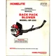 Homelite Model BP-250 Back Pack Blower owners Manual vintage 18420