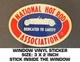 NHRA NATIONAL HOT ROD ASSOCIATION WINDOW DECAL STICKER VINTAGE LOOK- DRAG RACING
