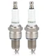 2 Pack Spark Plug for Honda Fits for NGK BPR5ES GC160 GC190 GXV520