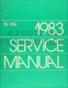 1983 Ram Van Voyager Shop Manual 83 Dodge B150 B250 B350 Plymouth PB150-PB350