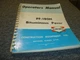 Blaw-Knox PF-180H Bituminous Paver Owner Operator Manual User Guide xz