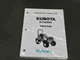 Kubota B1700HSD Tractor Parts Manual Exploded View Diagram Book