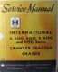 IH International TD-6 T-6 T-9 TD-9 Crawler Tractor Chassis Service Manual DOZER