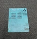 Mitsubishi FG20 FG25 FD25 Forklift Lift Truck Chassis Mast Parts Catalog Manual