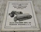 Allis Chalmers TM-220 All-Crop Drills (13x7 Size) Operating Manual & Parts