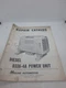 Original Minneapolis Moline D336-4A Power Units Repair Parts Catalog Manual 