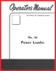 No. 20 Power Loader Front End Loader Owner's Manual IH Farmall C Super C 200 230