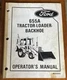 Ford 655A Tractor Loader Backhoe Operators Owners Manual Maintenance Operation