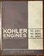 Vintage Kohler Engines Service Manual K141 K161 K181