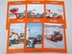 6 Brochures Fiat Hitachi Wheel Loader FR70 FR90 FR100 FR130 FR160 FR10C