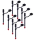 JEENDA 8PCS Fuel Injectors 1W-5829 1W5829 for Caterpillar Engine 3208 CAT 225...